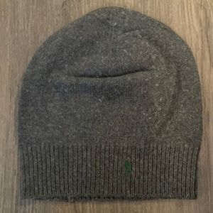 Polo Ralph Lauren grey beanie hat
